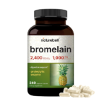 NatureBell Bromelain 1,000mg Per Serving 240 Veggie Capsules