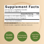 NatureBell Bromelain 1,000mg Per Serving 240 Veggie Capsules - Image 2