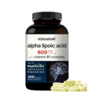 Naturebell Alpha Lipoic Acid 600mg Vitamin B1 Complex  300 Capsules