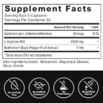 FORCE FACTOR L-Arginine 3000mg 150 Capsules - Image 2