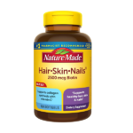 Nature Made Skin and Nails with Biotin 2500mcg 120 Softgels 120 Day Supply