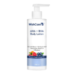 WishCare 10% AHA + 1% BHA Body Lotion Smooths Rough & Bumpy Skin With Niacinamide 200ml