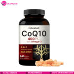 NatureBell CoQ10 400mg with Omega 3 Fatty Acids 240 Capsules