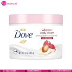 Dove Whipped Body Cream Dry Skin Moisturizer Pomegranate and Shea Butter Nourishes Deeply 10 Oz (283G)