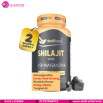HerbTonics Shilajit with Ashwagandha 60 Vegetarian Capsules