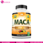 NaturaLife Labs Organic Maca Root Black Red Yellow 1900mg per Serving 150 Vegan Capsules