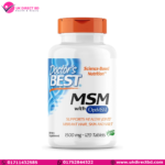 Doctors Best MSM Supports Hair Skin Nails & Joints Non-GMO Gluten Free Vegan 120 Tablets