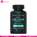 Vital Vitamins Multi Collagen for Women & Men Type I II III V, X  Grass Fed Non GMO 150 Capsules