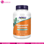 NOW Foods Magnesium Glycinate 100 mg Highly Absorbable Form 180 Tablets