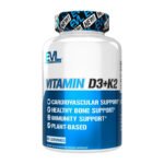 Evlution Nutrition Vitamin D3 + K2 60 Capsules