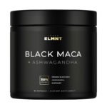 ELMNT 40000mg 40x Strength Organic Black Maca Root with Ashwagandha 60 Capsules