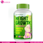 OPTIHARMONY Height Growth Maximizer Natural Height Increase Booster Supplement & Grow Talle Pills Bone Growth for Adults, Teens & Kids 60 Capsule