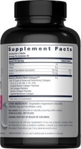 NeoCell Multi Collagen Advanced Beauty Series 10 Types of Collagen 120 Tablets - Image 2