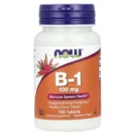 NOW Foods Vitamin B-1 100mg 100 Tablets