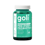 Goli Nutrition, Worlds First 3-in-1 Pre+Post+Probiotics Gummies - 60