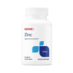 GNC Zinc 30 mg 100 Vegetarian Tablets