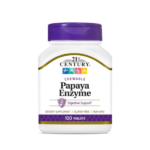 21st Century Papaya Enzyme – 100 Tablets