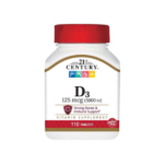 21st Century Maximum Strength D3-5000 IU Tablets – 110 Count