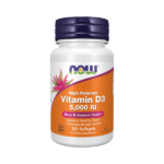 NOW Vitamin D-3 5000 IU 120 Softgels